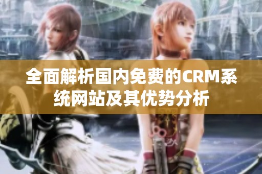 全面解析国内免费的crm系统网站及其优势分析